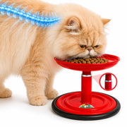 Vida Mansa Meow Meow Adjustable Feeder for Cats (Without Touching the Whiskers) Red