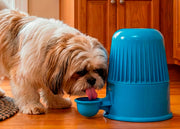 Vida Mansa Water Dispenser 67.6 oz / 2000 ml - for Dogs and Cats (No Wet Fur) Opaque Purple