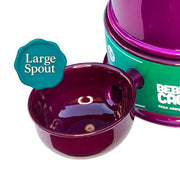 Vida Mansa Water Dispenser 101.4 fl oz / 3000 ml – Large Spout for Large Dogs (Purple)