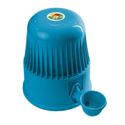 Vida Mansa Water Dispenser 67.6 oz / 2000 ml - for Dogs and Cats (No Wet Fur) Opaque Light Blue