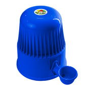 Vida Mansa Water Dispenser 67.6 oz / 2000 ml - for Dogs and Cats (No Wet Fur) Opaque Blue