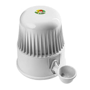 Vida Mansa Water Dispenser 67.6 oz / 2000 ml - for Dogs and Cats (No Wet Fur) Opaque White