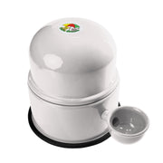 Vida Mansa Water Dispenser 47.3 oz / 1400 ml - for Dogs and Cats (No Wet Fur) White