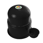 Vida Mansa Water Dispenser 47.3 oz / 1400 ml - for Dogs and Cats (No Wet Fur) Black