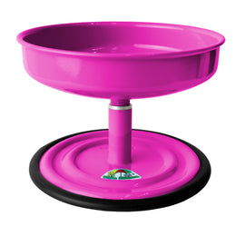 Vida Mansa Woof Woof Adjustable Feeder for Dogs (Feeding in the Correct Posture) (Pink)