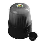 Vida Mansa Water Dispenser 67.6 oz / 2000 ml - for Dogs and Cats (No Wet Fur) Clear Black