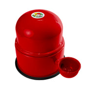 Vida Mansa Water Dispenser 47.3 oz / 1400 ml - for Dogs and Cats (No Wet Fur) Red