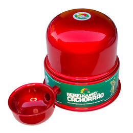 Vida Mansa Water Dispenser 101.4 fl oz / 3000 ml – Large Spout for Large Dogs (Red)