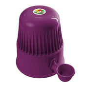 Vida Mansa Water Dispenser 67.6 oz / 2000 ml - for Dogs and Cats (No Wet Fur) Opaque Purple