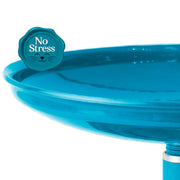 Vida Mansa Meow Meow Adjustable Feeder for Cats (Without Touching the Whiskers) Light Blue