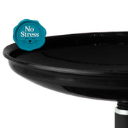 Vida Mansa Meow Meow Adjustable Feeder for Cats (Without Touching the Whiskers) Black