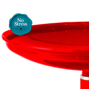 Vida Mansa Meow Meow Adjustable Feeder for Cats (Without Touching the Whiskers) Red