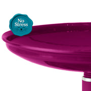 Vida Mansa Meow Meow Adjustable Feeder for Cats (Without Touching the Whiskers) Purple