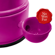 Vida Mansa Water Dispenser 47.3 oz / 1400 ml - for Dogs and Cats (No Wet Fur) Violet
