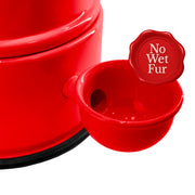Vida Mansa Water Dispenser 47.3 oz / 1400 ml - for Dogs and Cats (No Wet Fur) Red
