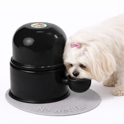 Vida Mansa Water Dispenser 47.3 oz / 1400 ml - for Dogs and Cats (No Wet Fur) Black
