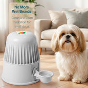 Vida Mansa Water Dispenser 67.6 oz / 2000 ml - for Dogs and Cats (No Wet Fur) Clear