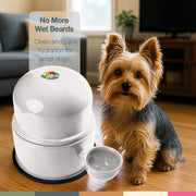 Vida Mansa Water Dispenser 47.3 oz / 1400 ml - for Dogs and Cats (No Wet Fur) White