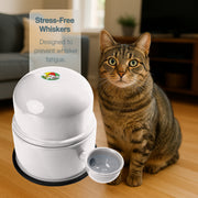 Vida Mansa Water Dispenser 47.3 oz / 1400 ml - for Dogs and Cats (No Wet Fur) White