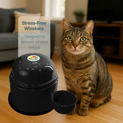 Vida Mansa Water Dispenser 23.7 oz / 700 ml - for Dogs and Cats (No Wet Fur) Black